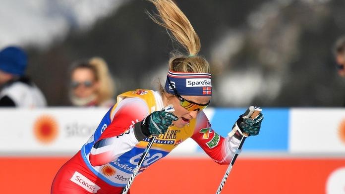 Deváté zlato pro suverénku z Norska! Johaugová zase vítězí