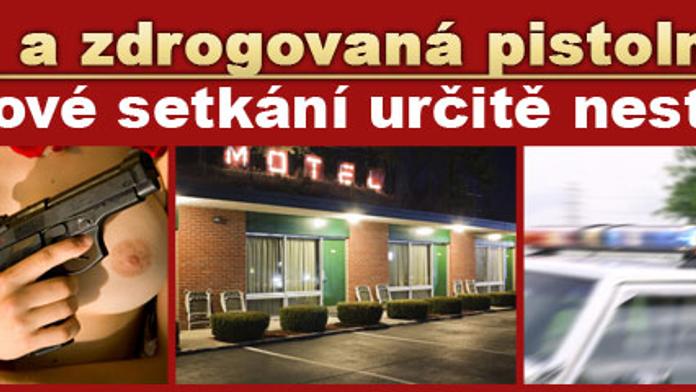 Nahá a zdrogovaná pistolnice