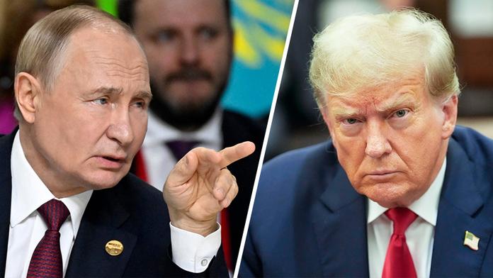 Vladimir Putin a Donald Trump