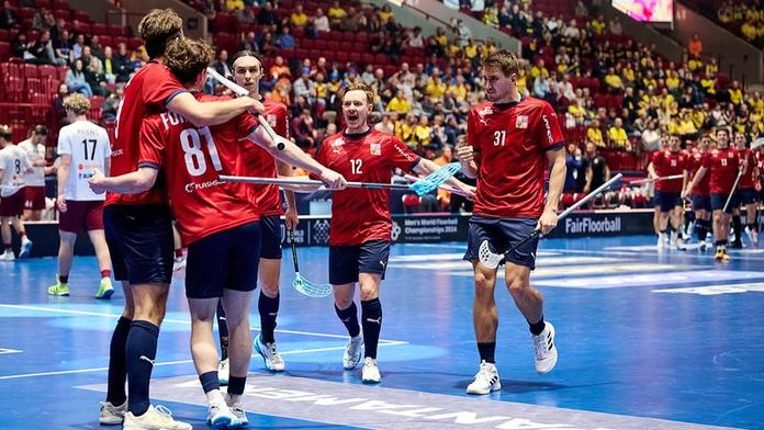 Češi mají třetí medaili z MS v řadě. Florbalisté v boji o bronz zdolali Lotyše