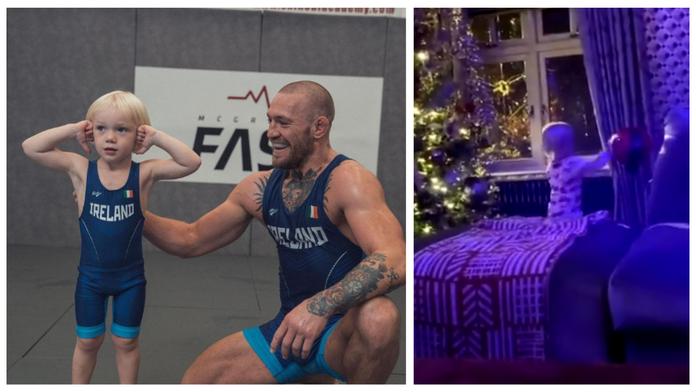 McGregorův syn jde ve stopách otce. Ve třech letech boxuje i zápasí