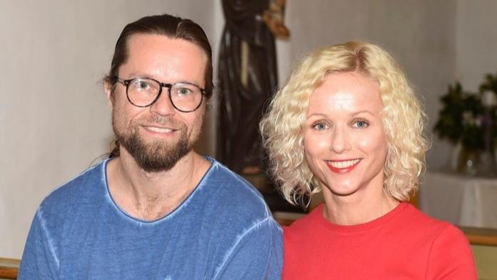 Karin Krajčo Babinská a Richard Krajčo, 25. 8. 2020 natáčení filmu Gump - pes, který naučil lidi žít