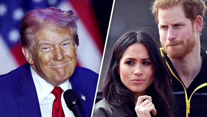 Donald Trump, Meghan Markle a princ Harry