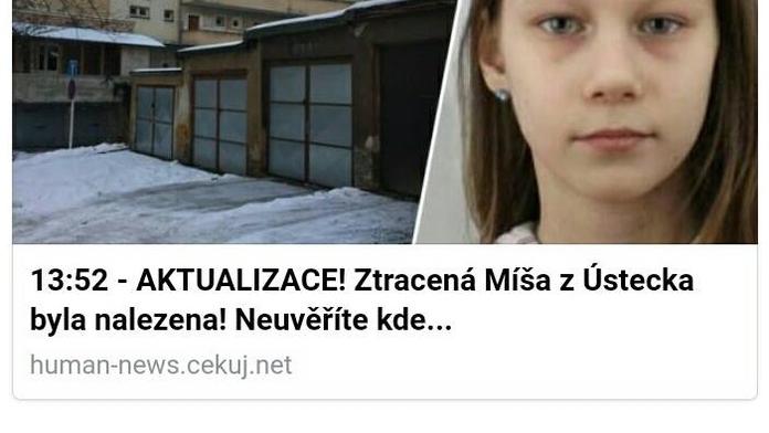 POZOR: Facebookem se šíří článek o Míšině návratu, je to vir!