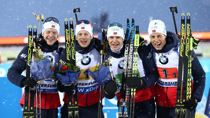 Norové opanovali štafetu v Kontiolahti. Dařilo se i české čtveřici