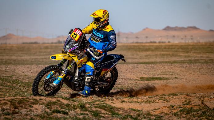 Motocyklista Martin Michek na Rally Dakar 2024