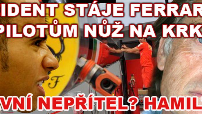 Prezident stáje Ferrari dal pilotům nůž na krk