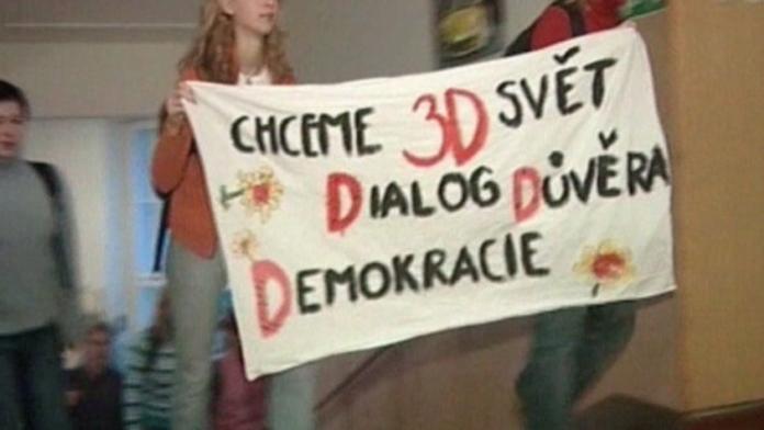 Studenti z Litomyšle se bouří