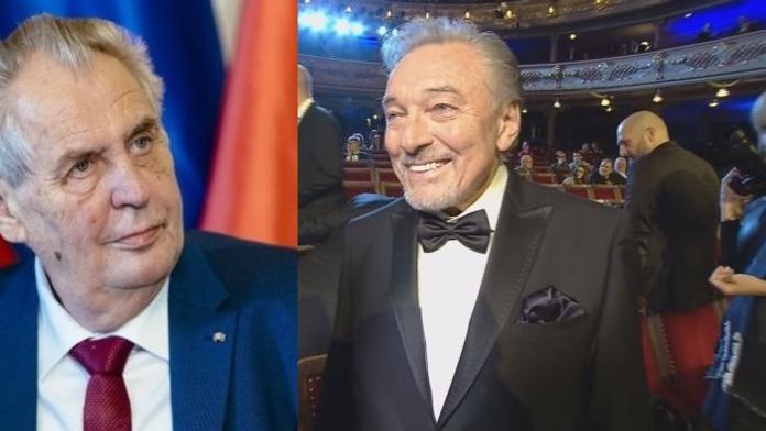 Zeman popřál k narozeninám Gottovi: V dopise útočí na umělce