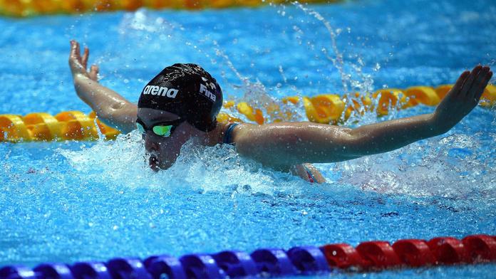 Uruguayská plavkyně Nicole Franková