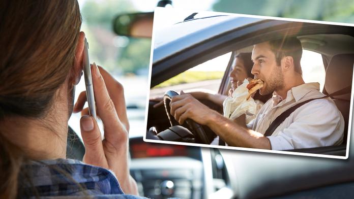 Největší strašáci řidičů: Mobily za volantem vadí, housky v rukou ne!
