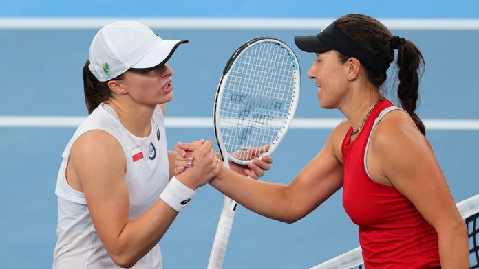 Iga Šwiateková a Jessica Pegulaová