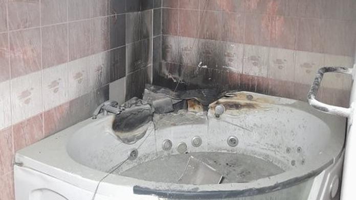 Požár v hotelu v Krkonoších