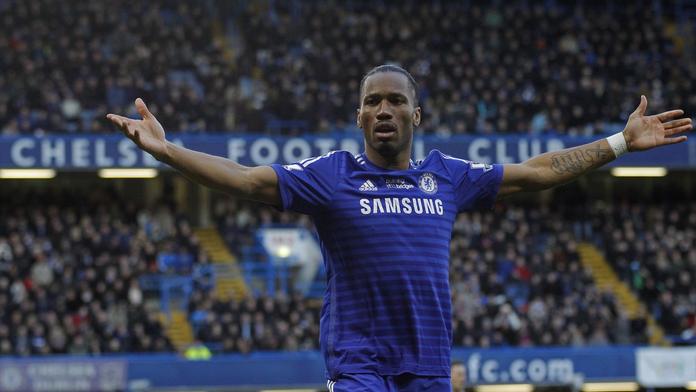 Didier Drogba v dresu Chelsea