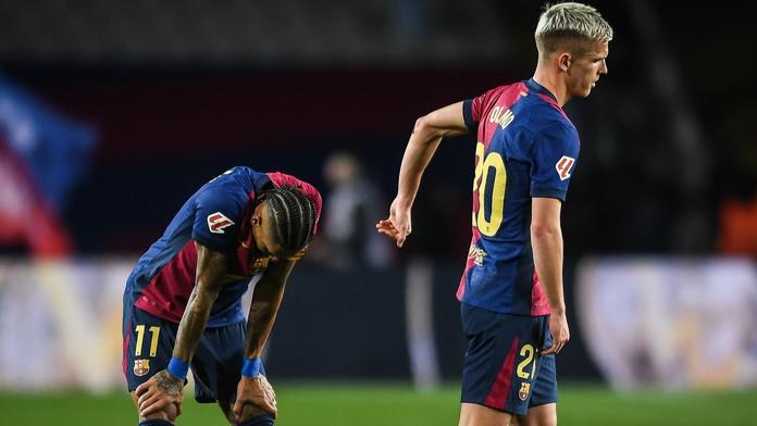 Barcelona fotbal zklamání