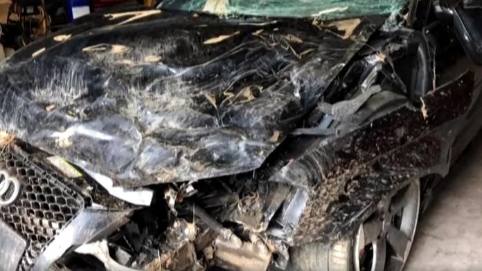 V rychlosti 200 km/h havaroval na bývalé závodní trati. Přežil
