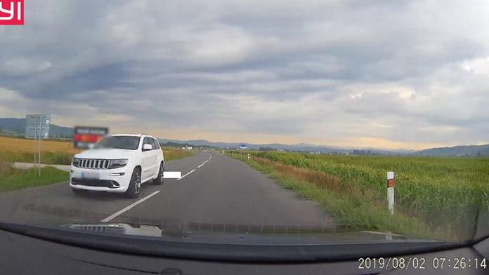 To je hrůza! Auto za sebou táhlo psa, vše zachytila palubní kamera