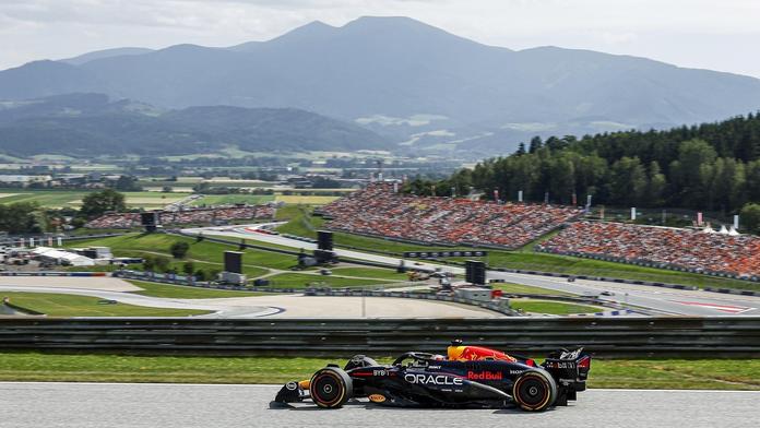 Max Verstappen na okruhu Red Bull Ring v rakouském Spielbergu