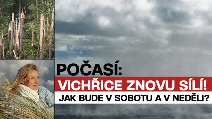 Českem se opět žene vichřice! Čtěte PŘEDPOVĚĎ na VÍKEND!