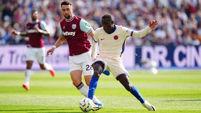 West Ham Chelsea fotbal Jackson