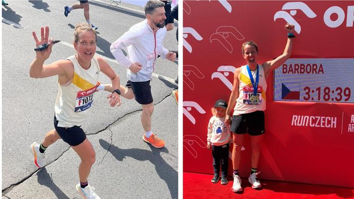 Strýcová zaběhla maraton v krásném čase. Jsem jako přejetá vagonem, řekla