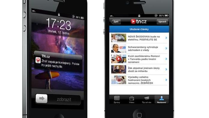 Novinky v aplikaci TN.cz pro iPhony a iPady