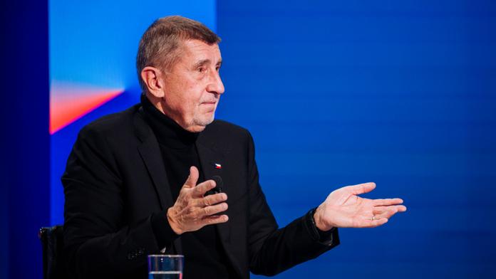Andrej Babiš v pořadu Za pět minut dvanáct