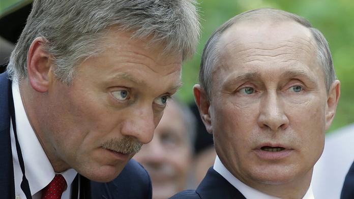Dmitrij Peskov a Vladimir Putin