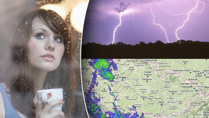 Meteorologové straší: Ženou se na nás SILNÉ BOUŘKY a KROUPY!