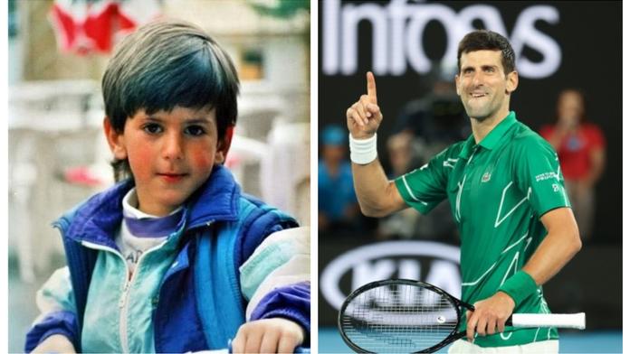 Roztomilé začátky: Takhle se čtyřletý Djokovič pokoušel hrát tenis