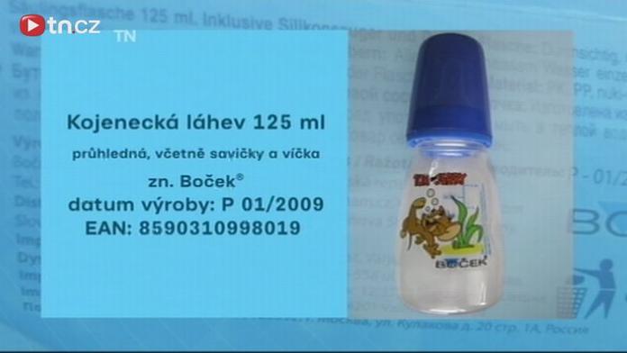 Pozor! Další jedovatá kojenecká lahvička Boček!