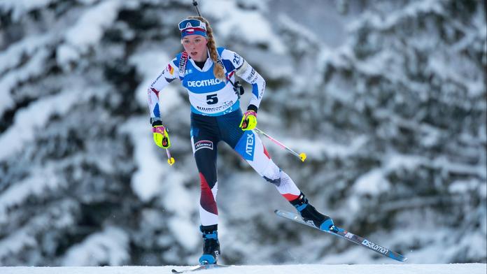 Dvě čisté střelby a útok na bednu. Davidová a Jislová zajely skvělý závod