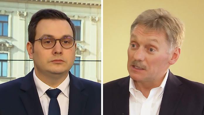 Jan Lipavský a Dmitrij Peskov