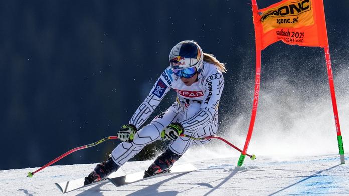Ester Ledecká při MS v rakouském Saalbachu