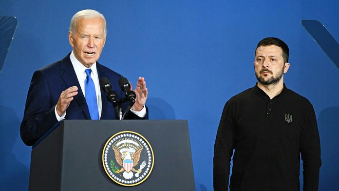Prezidenti Joe Biden a Volodymyr Zelenskyj