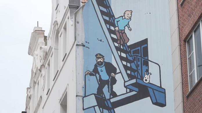 Tintin v Bruselu