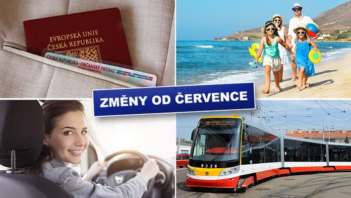 ZMĚNY V ČERVENCI: Doklady už za pár hodin i peníze od cestovek
