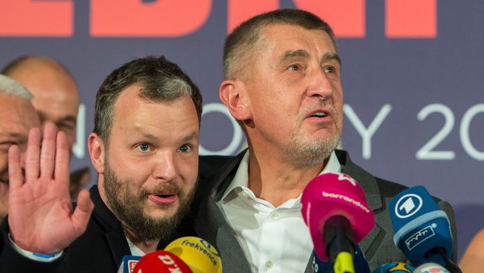 Marek Prchal s Andrejem Babišem