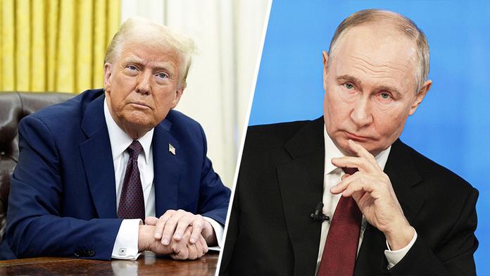 Donald Trump a Vladimir Putin