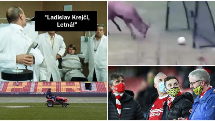Nedělní virály: Kanonýr paroháč do Arsenalu a Krejčí u Chocholouška