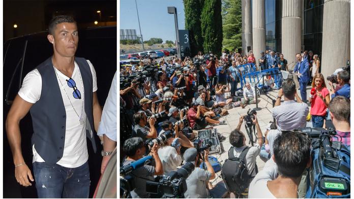 Manévry kvůli Ronaldovi! Ten ale před reportéry utekl jak malý kluk
