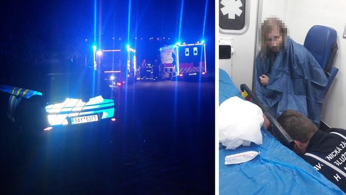 Nahý muž skočil z Karlova mostu, snažil se uplavat policistům