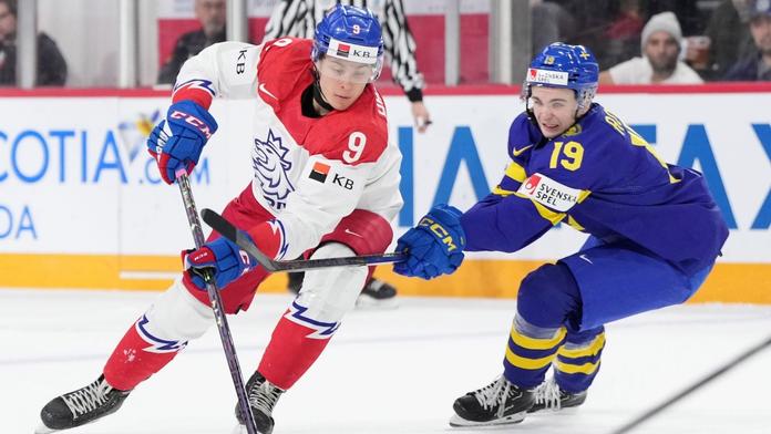Čeští junioři na šampionátu poprvé padli. Se Švédskem prohráli v prodloužení