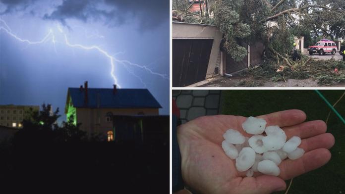Česko zasáhly další silné bouřky. Meteorologové vydali výstrahu