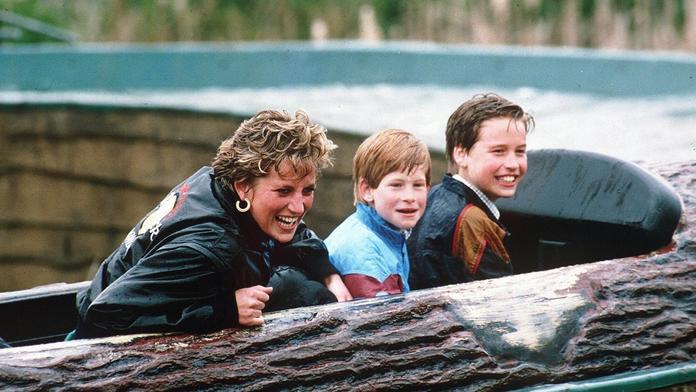 Princezna Diana s Harrym a Williamem