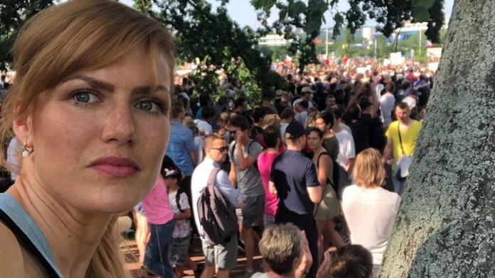Koukalová dorazila na demonstraci! Člověk se nesmí bát říct svůj názor, má jasno