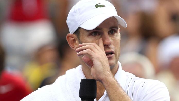 Bombér Roddick se rozloučil s kariérou. Slzy měl na krajíčku