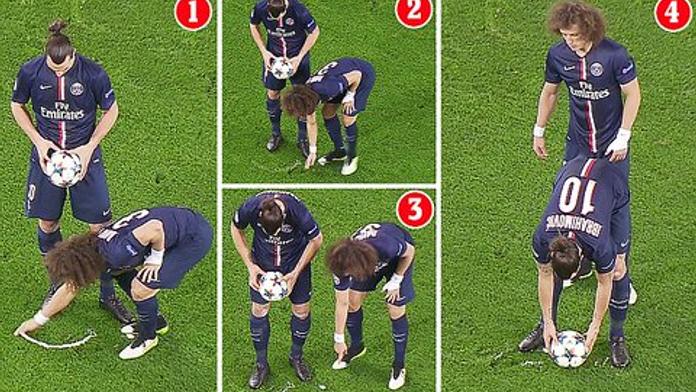 ŠVINDL v přímém přenosu! David Luiz podváděl se sprejem