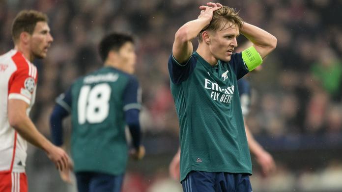 Zklamaný Martin Ødegaard