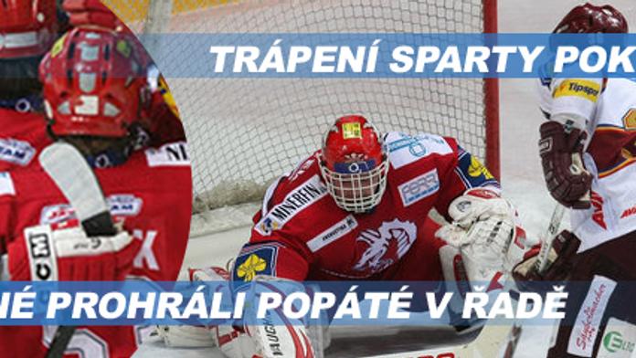 Sparta prohrála pátý zápas v řadě, Budějovice rozstřílely Plzeň